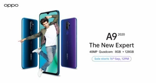 Amazon Upcoming Sale – Oppo A9 2020 Mobile Sale Starts From 16th September 2019 post thumbnail image