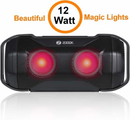 Amazon Deal – Zoook Rocker Jam 12W Bluetooth Speaker with Superior Sound Quality/Flashing LED Lights/TF/Aux-in/Handsfree Calling/Party Speaker @ 1671RS post thumbnail image
