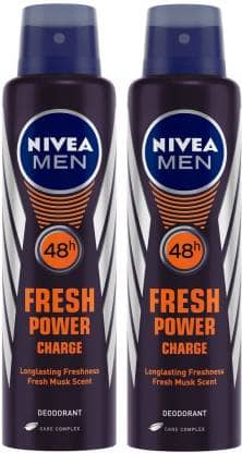 Flipkart Deal – Nivea Men Fresh Power Charge Deodorant Spray – For Men  (300 ml, Pack of 2) @ 151RS post thumbnail image