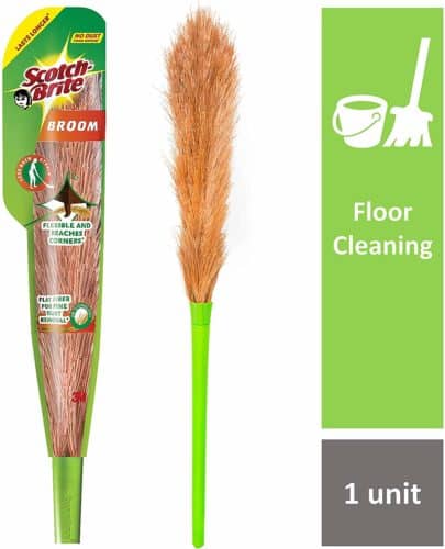 Amazon Deal – Scotch-Brite No-Dust Fiber Broom (Multi-Purpose, Green) @ 194RS post thumbnail image