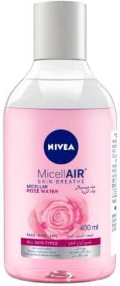 Flipkart Deal – Nivea Micellar Cleansing, Skin Breathe Rose Water for Removal Makeup Remover (400 ml) @ 211RS post thumbnail image