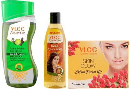 Flipkart Deal – VLCC Shampoo, Hair Oil and Facial Kit Combo  (3 Items in the set) @ 119RS post thumbnail image