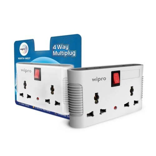 Amazon Deal – Wipro 4 way multiplug with 2 universal sockets @ 189RS post thumbnail image