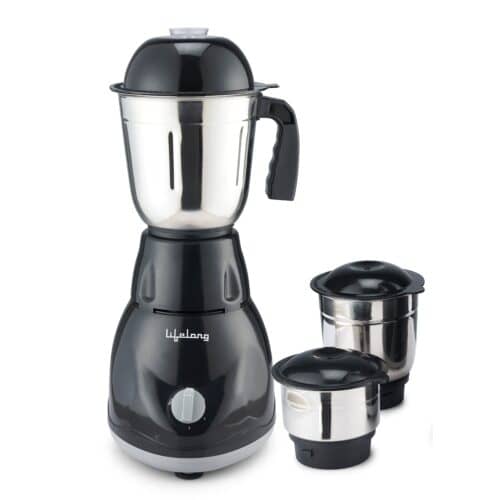 Amazon Deal – Lifelong LLMG23 Power Pro 500-Watt Mixer Grinder with 3 Jars (Liquidizing, Wet Grinding and Chutney Jar), Stainless Steel blades, 1 Year Warranty (Black) @ 1399RS post thumbnail image
