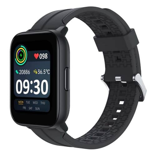 Amazon Deal – realme Techlife Smart Watch SZ100 1.69″ HD Display with SpO2, Heart Rate & Temperature Monitors (Grey Strap, Free Size), Gray (RMW2103) @ 2099RS post thumbnail image