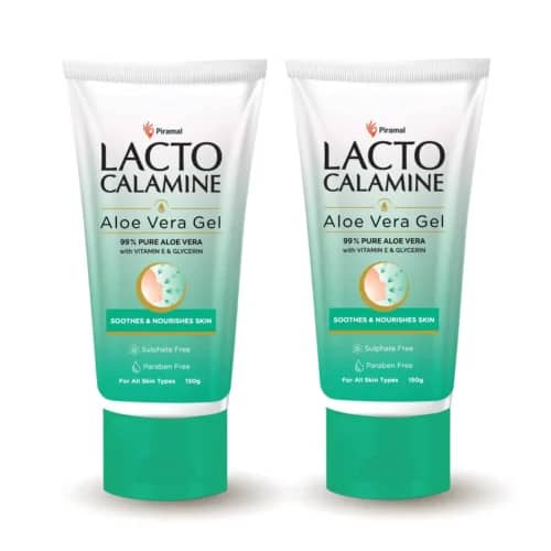 Amazon Deal – Lacto Calamine Aloe Vera Gel with 99% Pure Natural Aloe Vera, Vitamin E and Glycerin for non-sticky hydration and cooling effect. Lightweight. Soothes and Nourishes skin. No Parabens, No Sulphates – 150 g – Pack of 2 @ 279RS post thumbnail image