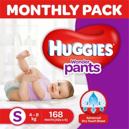 Amazon Deal – Huggies Wonder Pants Diapers Monthly Pack, Small (168 Count) @ 931RS post thumbnail image