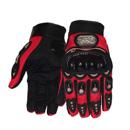 Amazon Deal – Probiker Leather Motorcycle Riding Gloves (Red, L) @ 220RS post thumbnail image