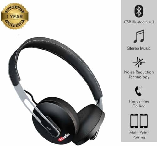 Amazon Deal – Portronics POR-894 Muffs L Wireless Bluetooth Compact Design Headphone with Mic (Black) @ 999RS post thumbnail image