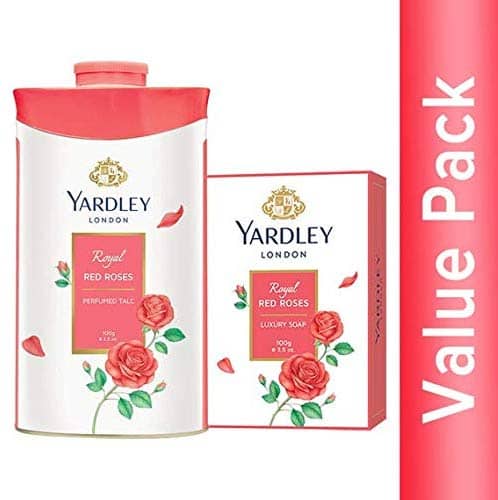 Amazon Deal – Yardley London Royal Red Roses Luxury Soap 100g (pack of 4) + Yardley London Royal Red Roses Perfumed Talc 100g @ 217RS post thumbnail image