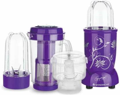 Flipkart Deal – Wonderchef Nutri-blend CKM Purple 400 W Juicer Mixer Grinder  (Purple, 3 Jars) @ 2699RS post thumbnail image