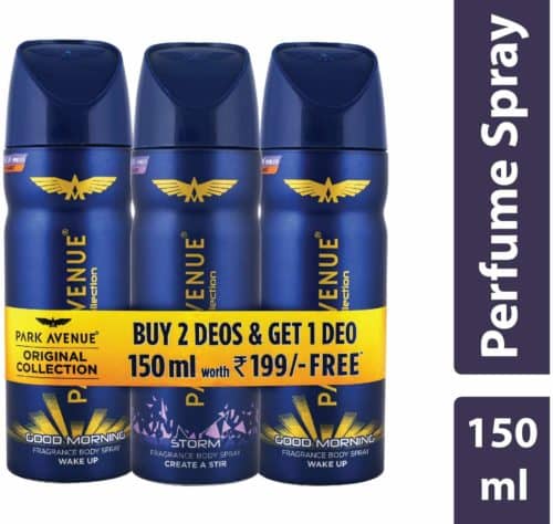 Amazon Deal – Park Avenue Body Deo, Good Morning, 100ml (Pack of 2) with Free Body Deo, Storm, 100g @ 239RS post thumbnail image