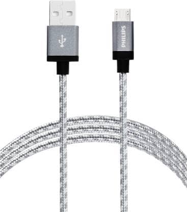 Flipkart Deal – Philips DLC2518N Nylon Braided 1.2 m Micro USB Cable @ 89RS post thumbnail image